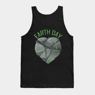 Heart Out Of Stone Earth Day Tank Top